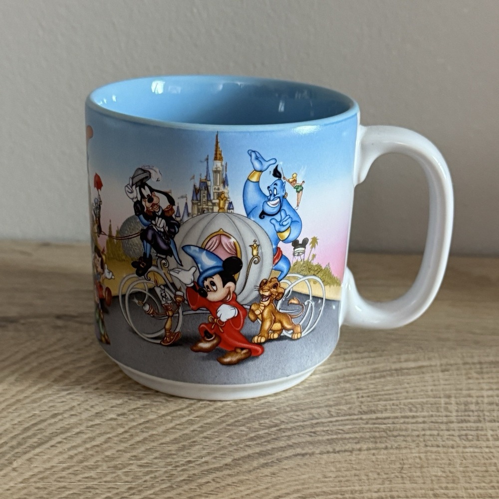 Walt Disney World Mug 25 Years 1996 Remember the Magic' Mickey Mouse Vintage